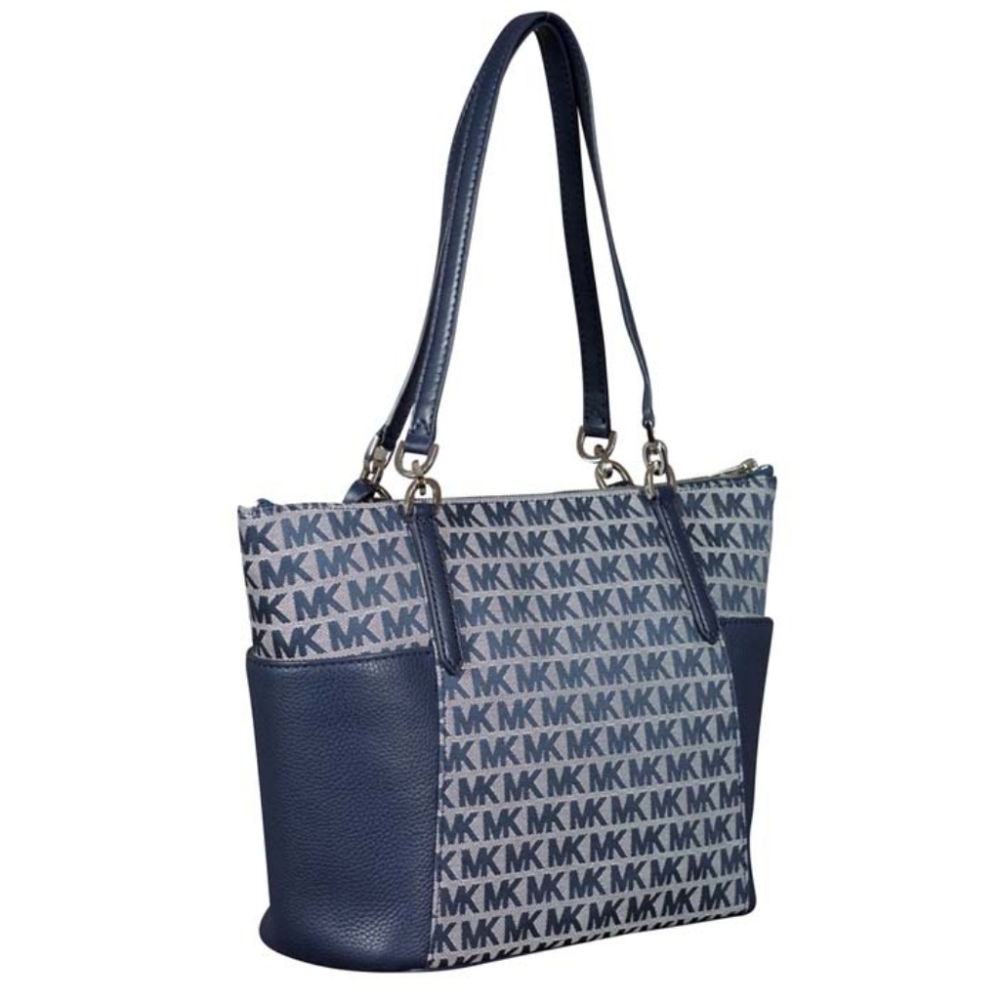 Michael Kors Bedford LG EW TZ Tote Blue - Picture 2 of 7